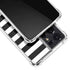 White and Black Stripes Galaxy S21 Ultra 5G Clear Case